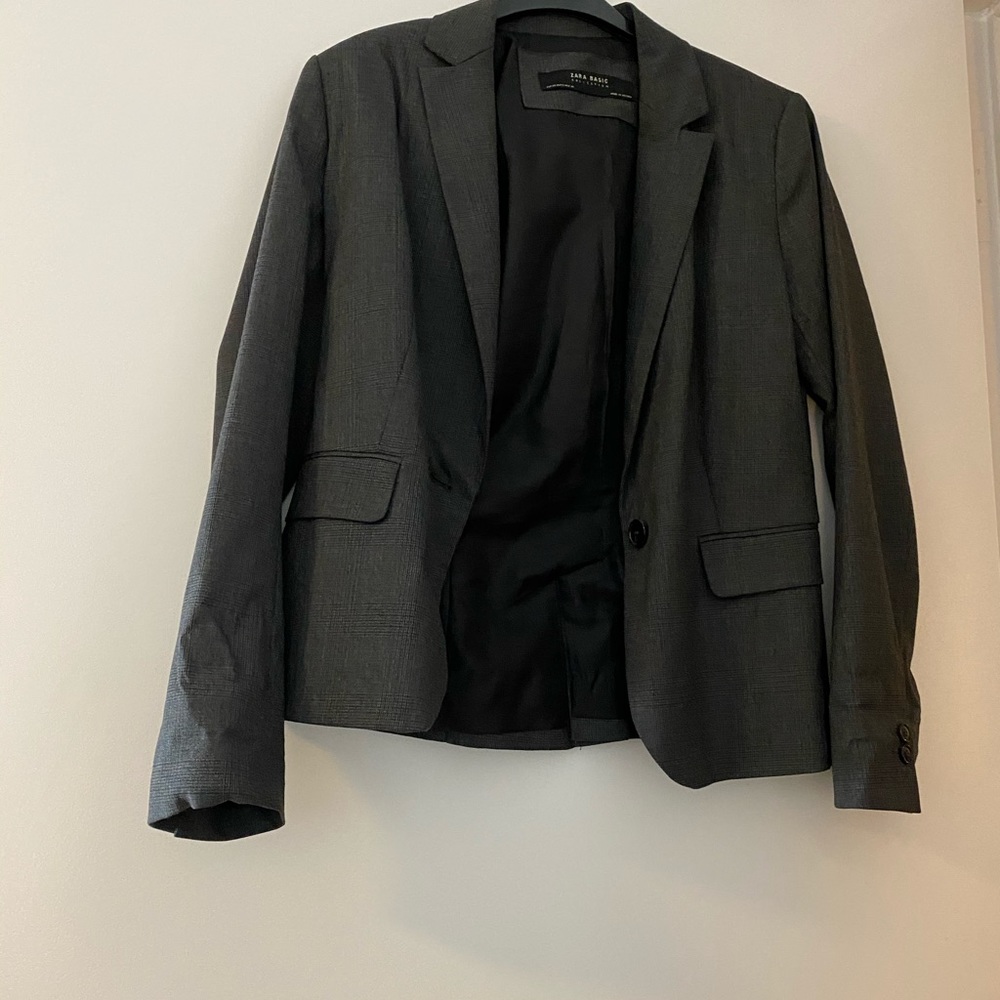Dark Grey Zara Blazer